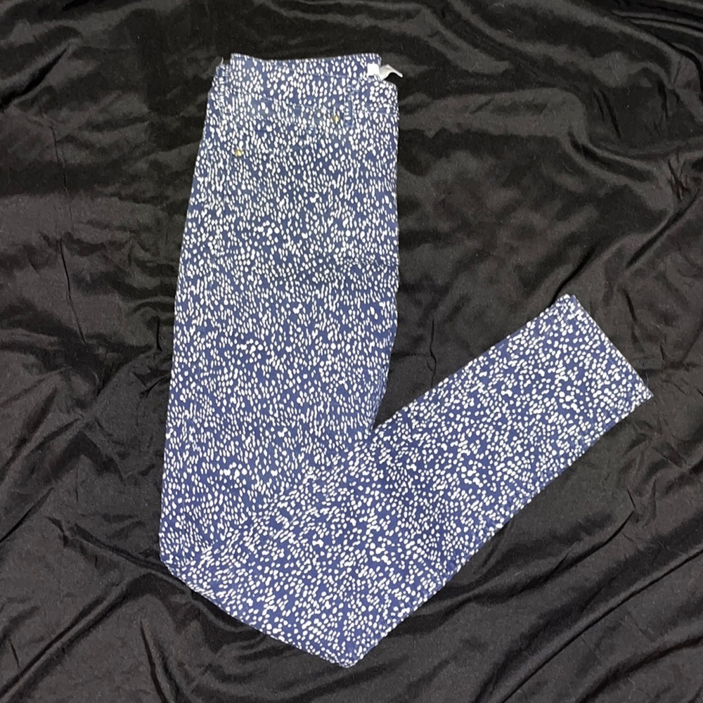H&M speckled patterned pants